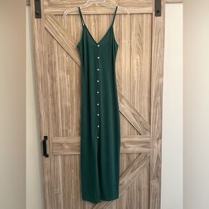 Sleeveless Green Dress